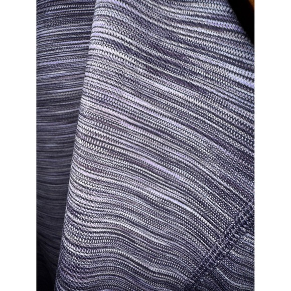 Athleta tank XL built in bra race back t-back grayish purple stripe workout - Picture 7 of 7